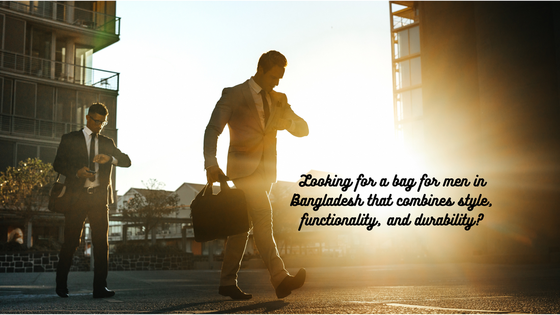 Stylish & Durable Bags for Men in Bangladesh | GrabGo Bags BD