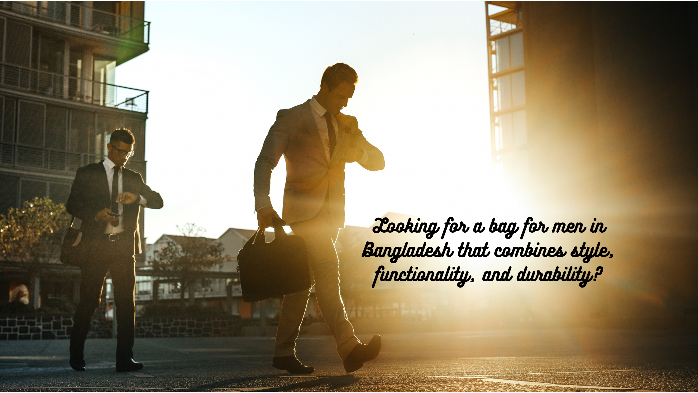 Stylish & Durable Bags for Men in Bangladesh | GrabGo Bags BD