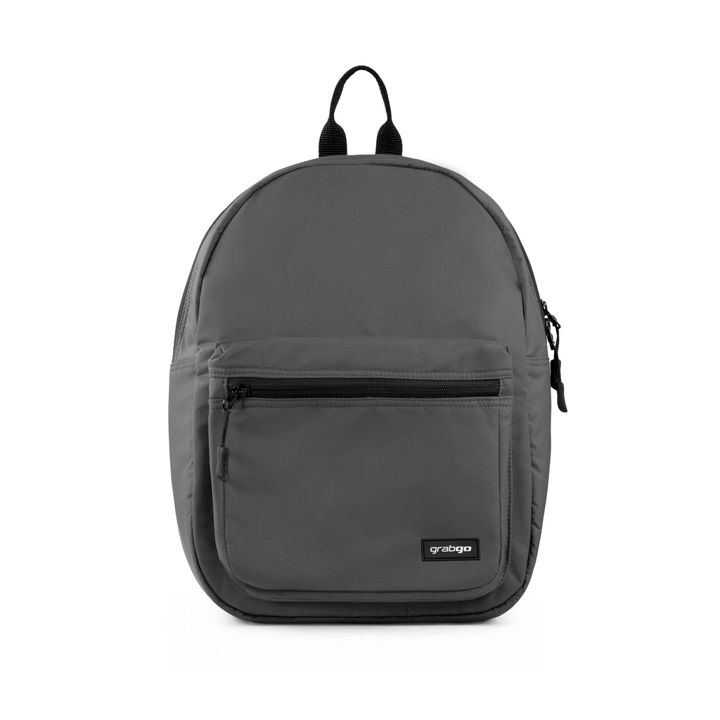 GRABGO COMPACT DAILY GREY BACKPACK
