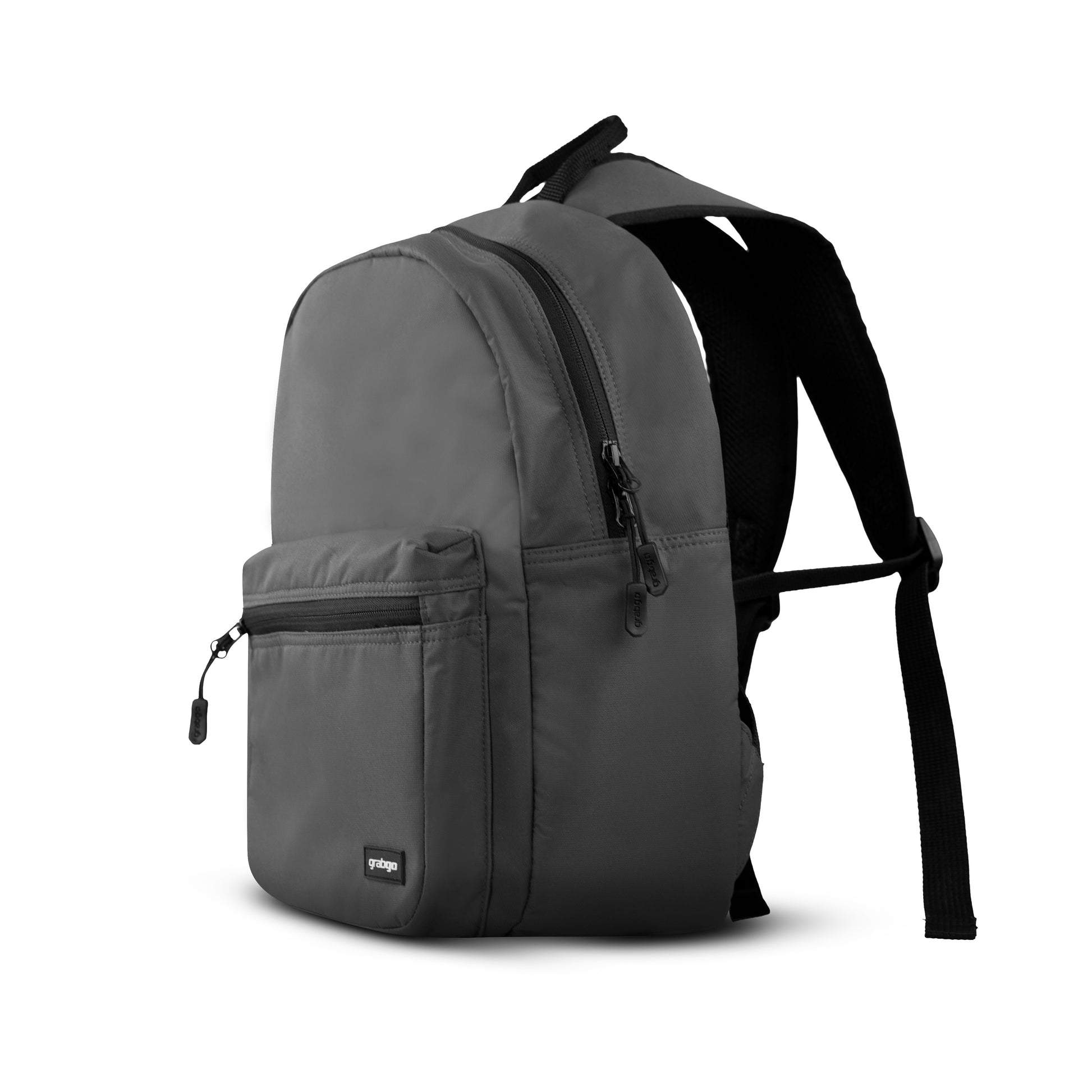 GRABGO COMPACT DAILY GREY BACKPACK