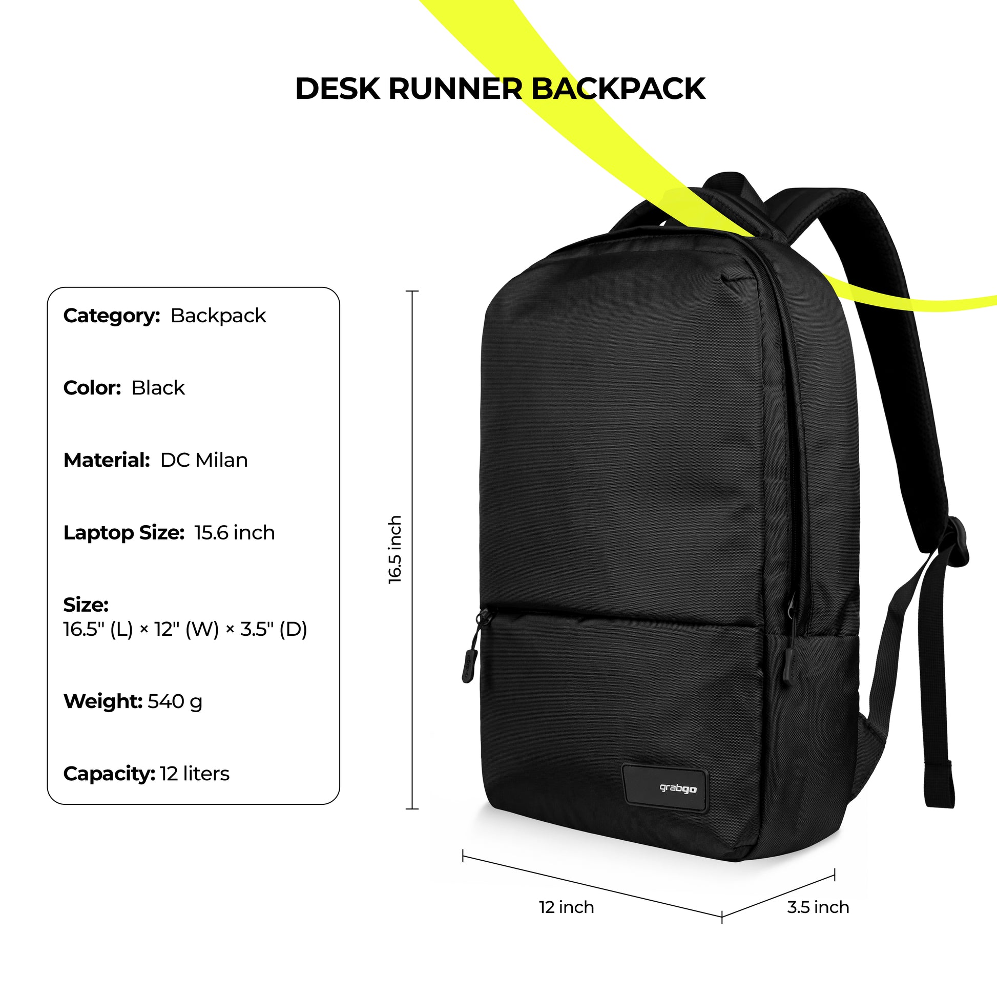 GRABGO DESK RUNNER BACKPACK