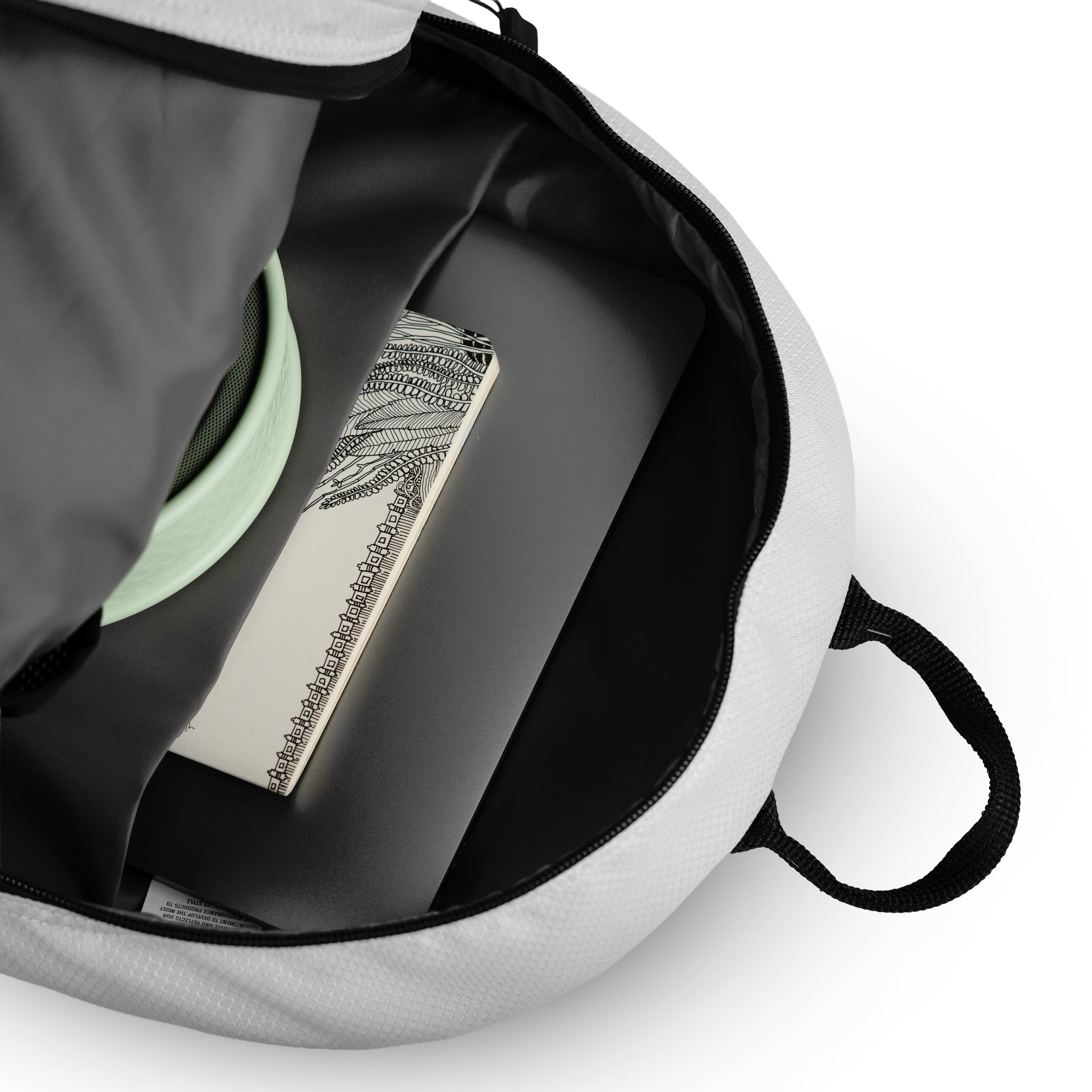 GRABGO COMPACT DAILY WHITE BACKPACK