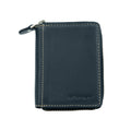 Sleeko ZipX Navy Blue Zip-Around Wallet