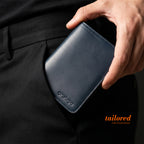 Sleeko Signature Navy Blue Wallet