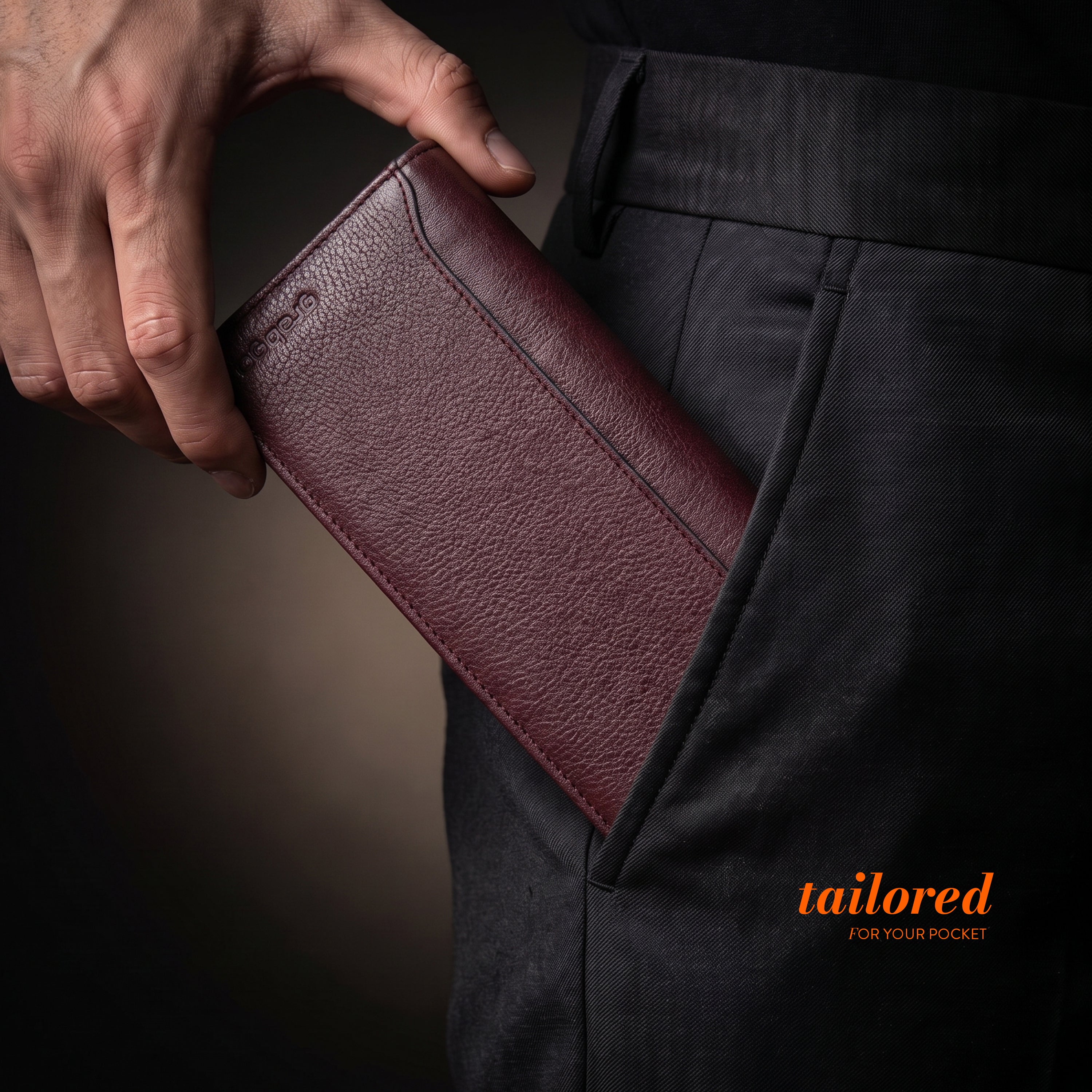 Sleeko Imperial Red Wine Bi-Fold Wallet
