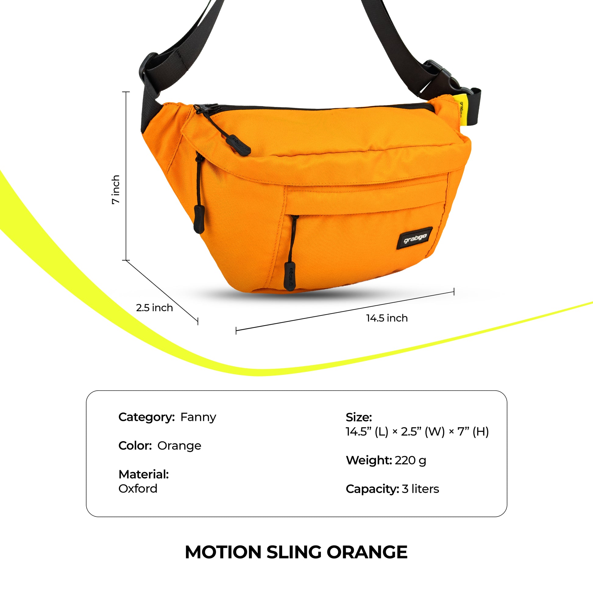 Grabgo Motion Sling – Orange