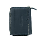 Sleeko ZipX Navy Blue Zip-Around Wallet