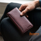 Sleeko Imperial Red Wine Bi-Fold Wallet
