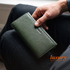 Sleeko Essential Olive Green Bi-Fold Long Wallet