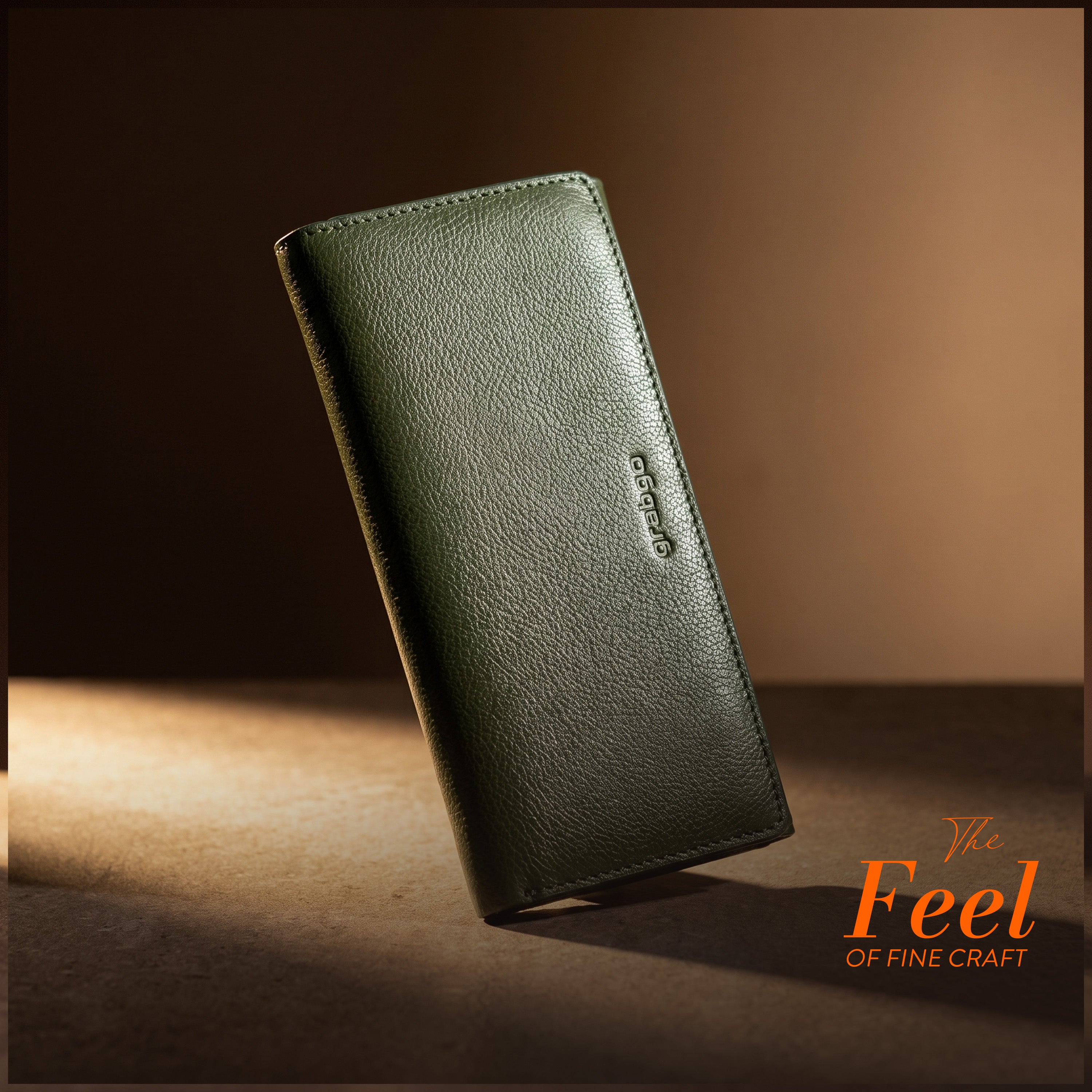 Sleeko Essential Olive Green Bi-Fold Long Wallet