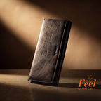 Sleeko Essential Chocolate Bi-Fold Long Wallet