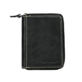 Sleeko ZipX Black Zip-Around Wallet