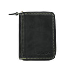 Sleeko ZipX Black Zip-Around Wallet