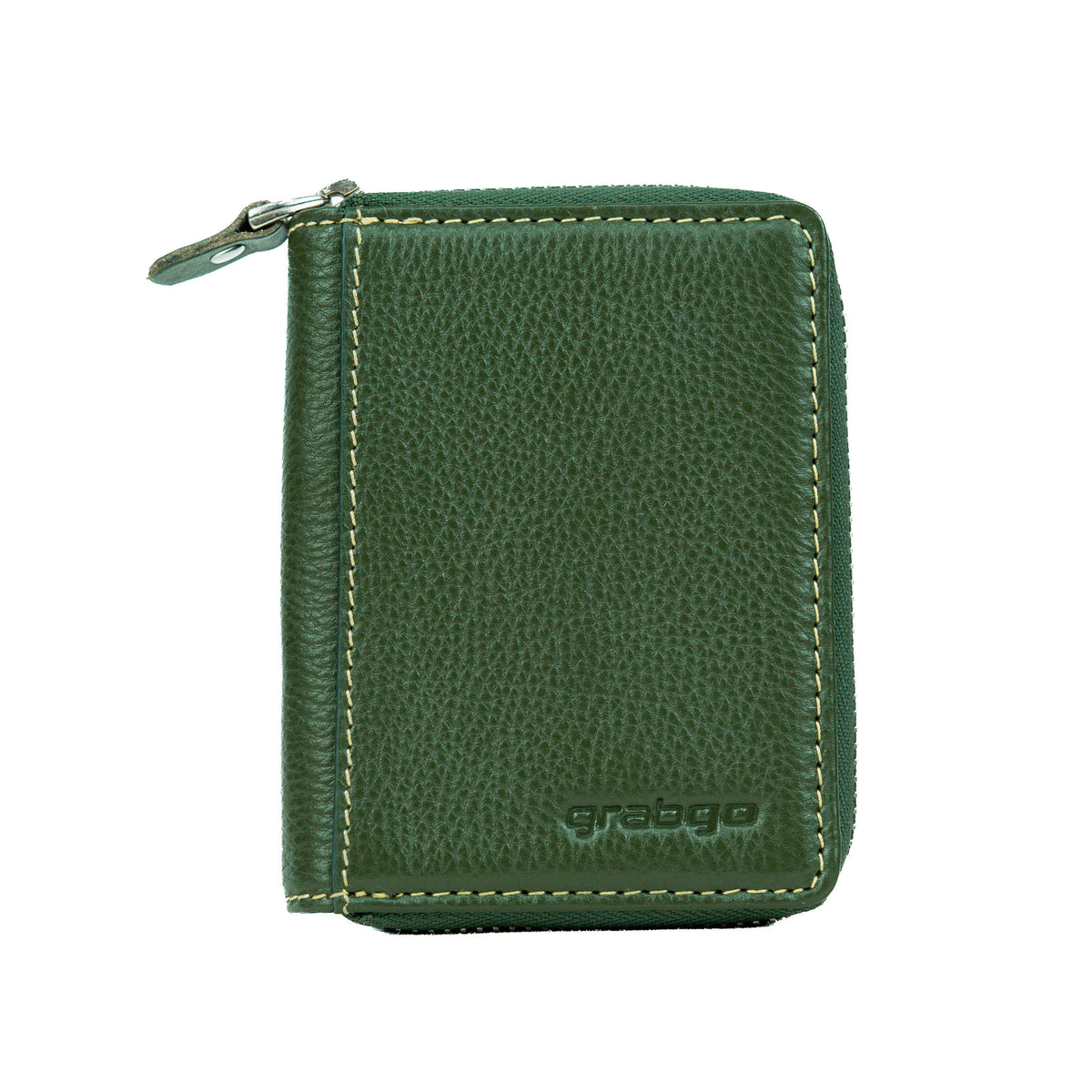 Sleeko ZipX Sage Green Zip-Around Wallet