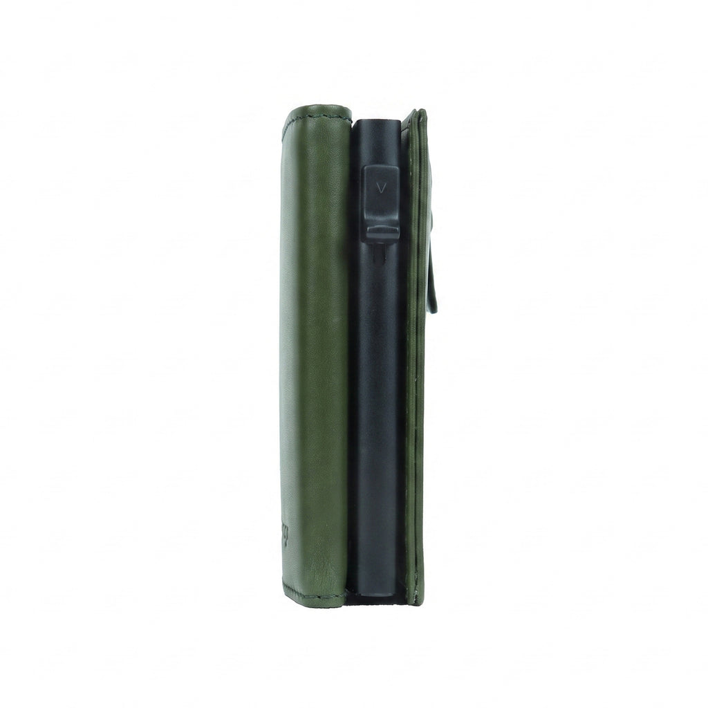 Sleeko Edge Olive Green Smart Wallet