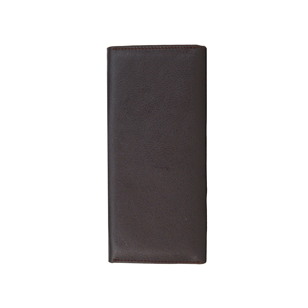 Sleeko Essential Chocolate Bi-Fold Long Wallet