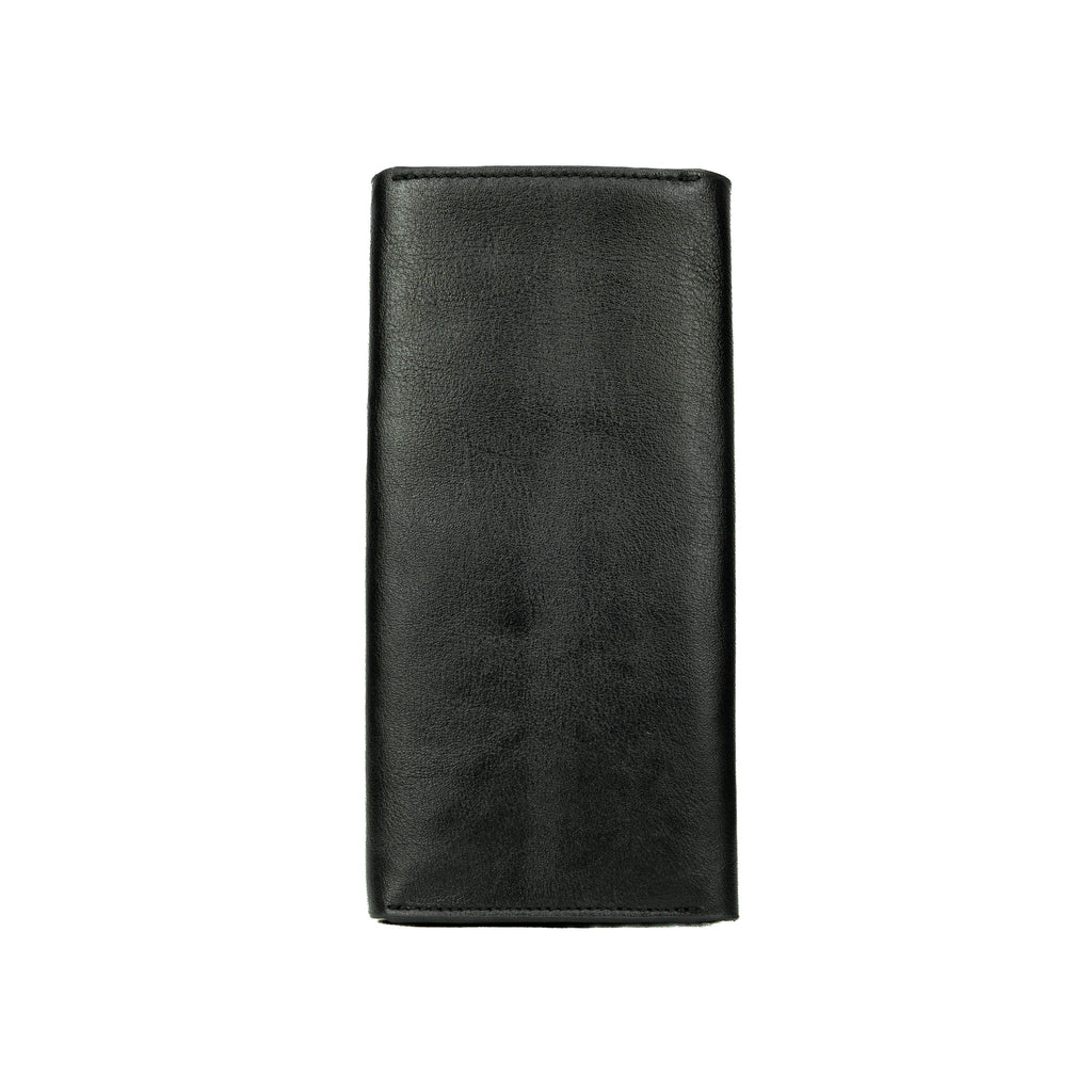 Sleeko Essential Black Bi-Fold Long Wallet