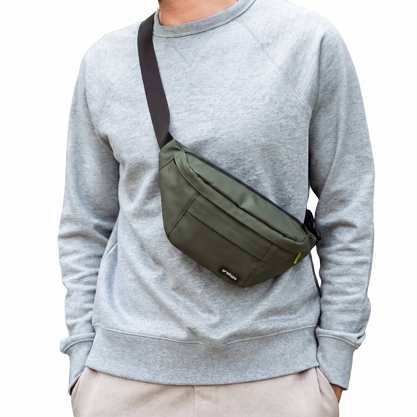 Grabgo Motion Sling – Olive (Coated Nylon)