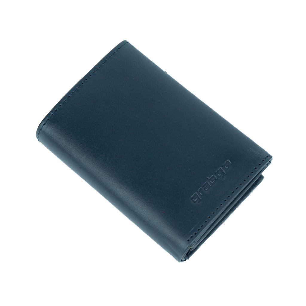 Sleeko Edge Navy Blue Smart Wallet