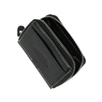 Sleeko ZipX Black Zip-Around Wallet
