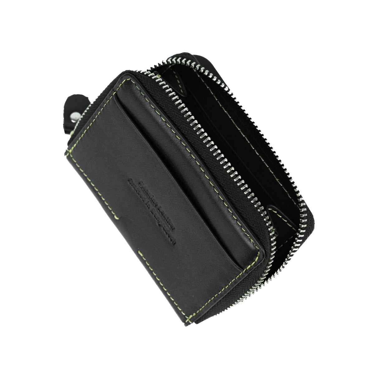 Sleeko ZipX Black Zip-Around Wallet