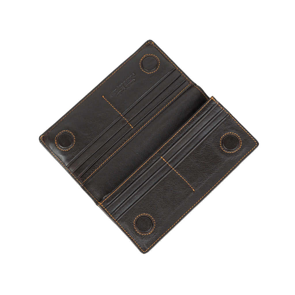 Sleeko Legacy Chocolate Bi-Fold Wallet