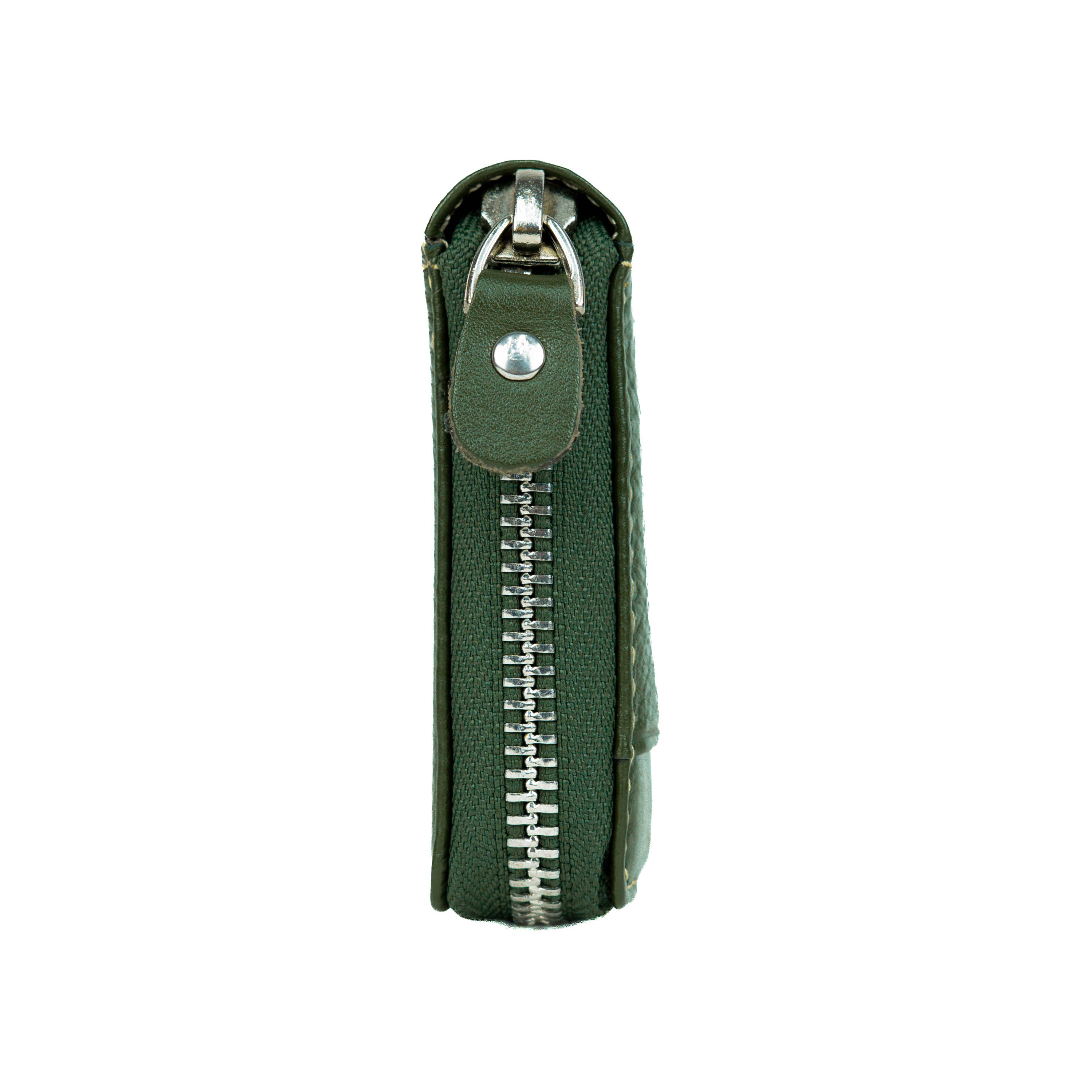 Sleeko ZipX Sage Green Zip-Around Wallet