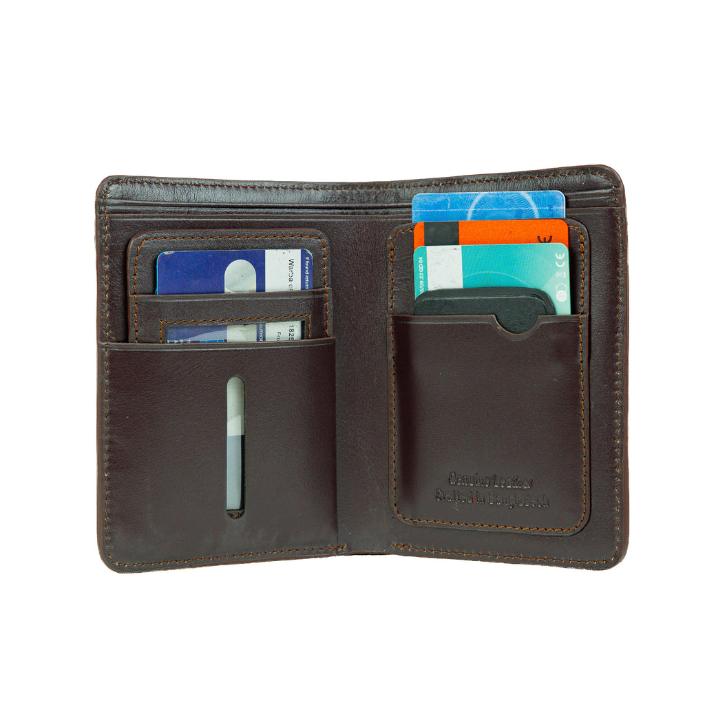 Sleeko Signature Dark Brown Wallet