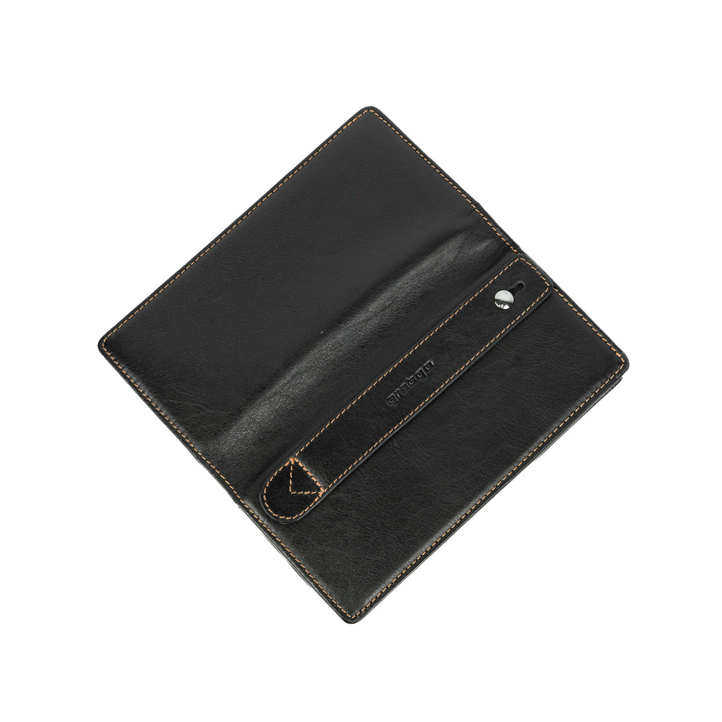 Sleeko Legacy Black Bi-Fold Wallet