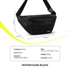 Grabgo Motion Sling – Black (Coated Nylon)