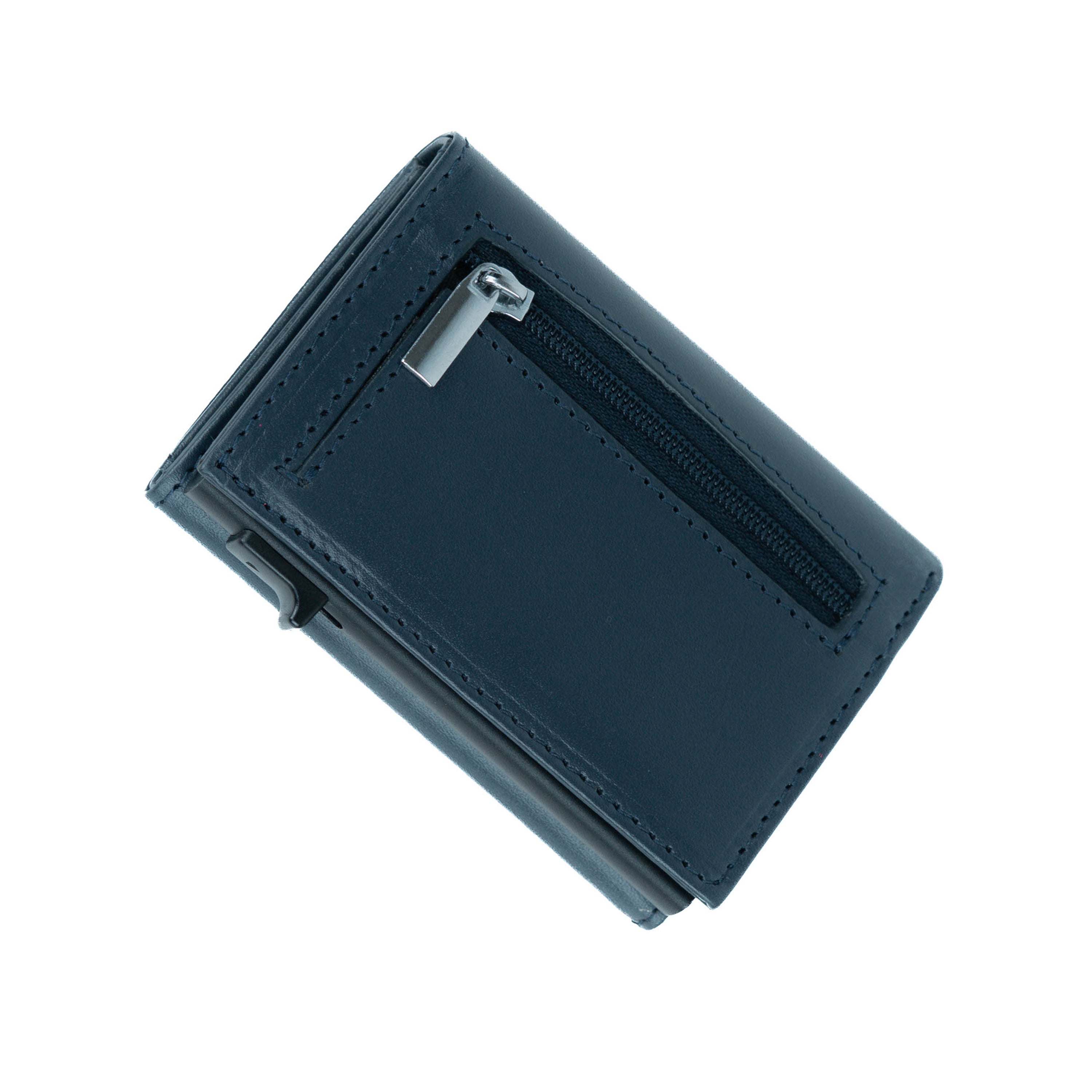 Sleeko Edge Navy Blue Smart Wallet