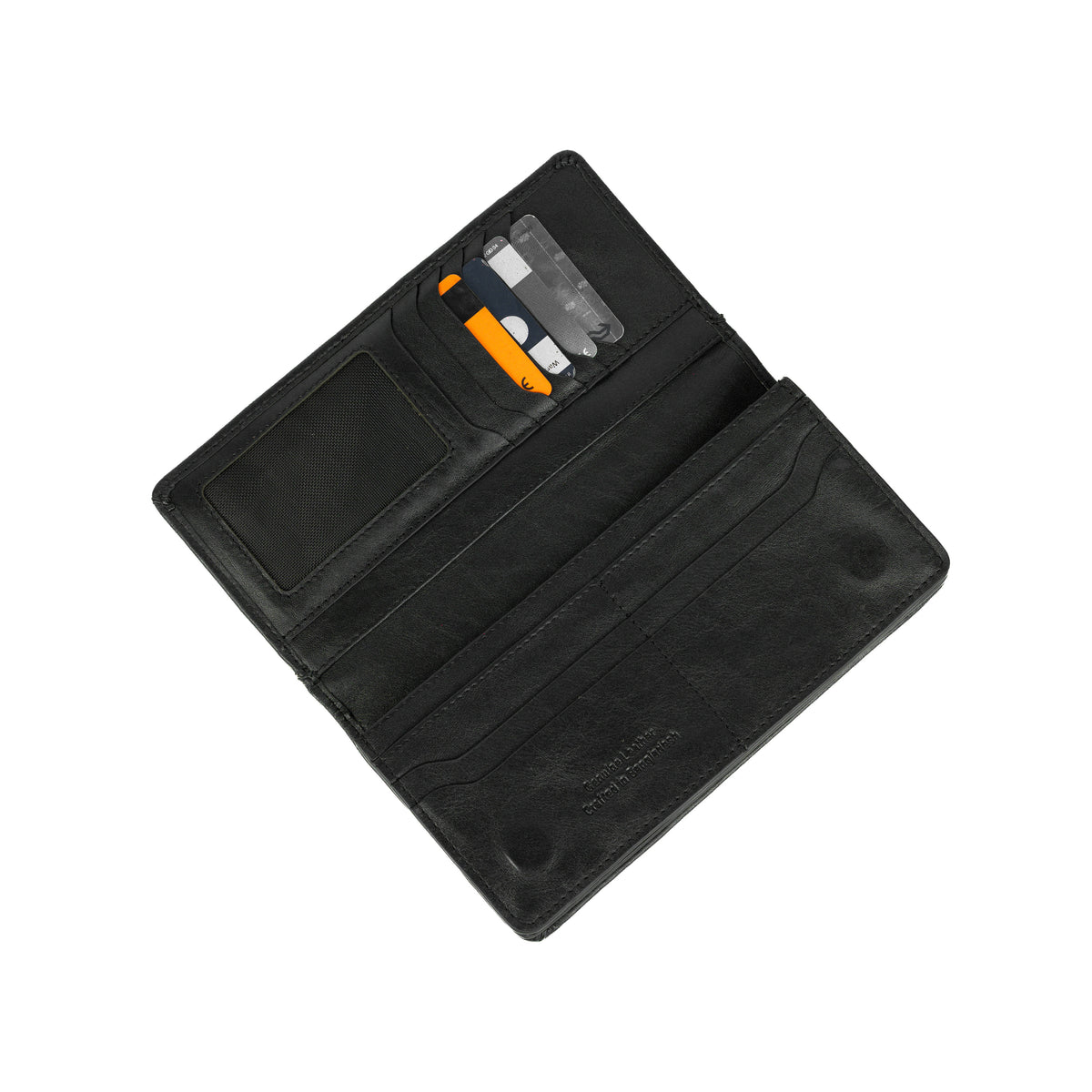 Sleeko Imperial Black Bi-Fold Wallet