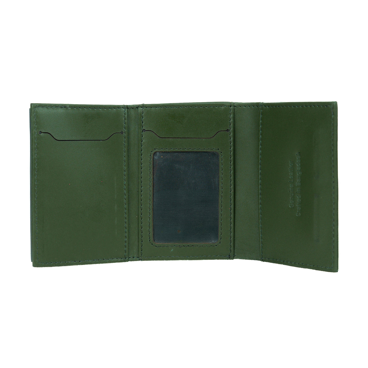 Sleeko Edge Olive Green Smart Wallet