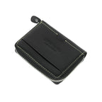 Sleeko ZipX Black Zip-Around Wallet