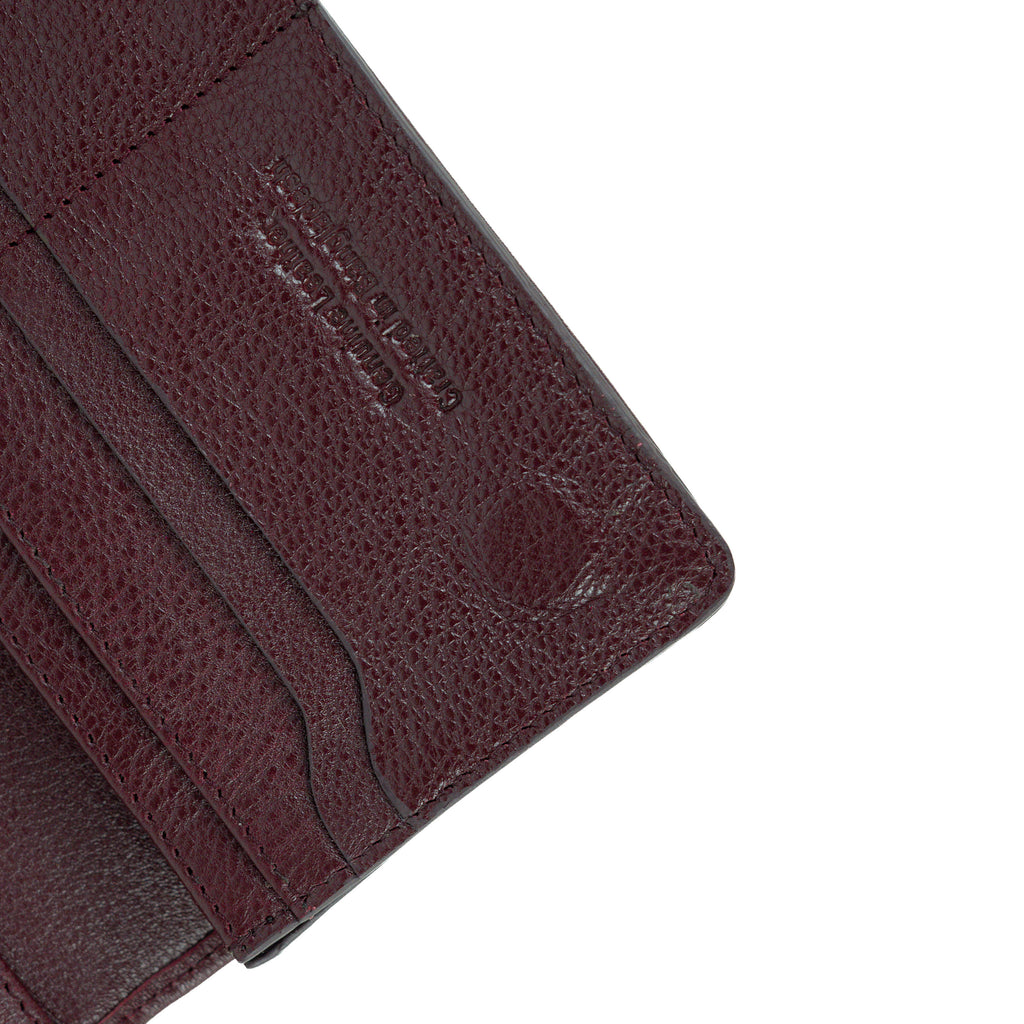 Sleeko Imperial Red Wine Bi-Fold Wallet