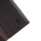 Sleeko Essential Chocolate Bi-Fold Long Wallet