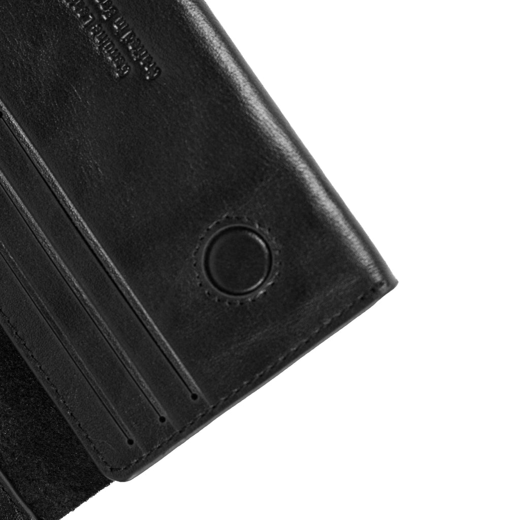 Sleeko Essential Black Bi-Fold Long Wallet
