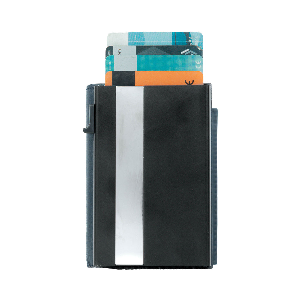 Sleeko Edge Navy Blue Smart Wallet