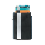 Sleeko Edge Navy Blue Smart Wallet