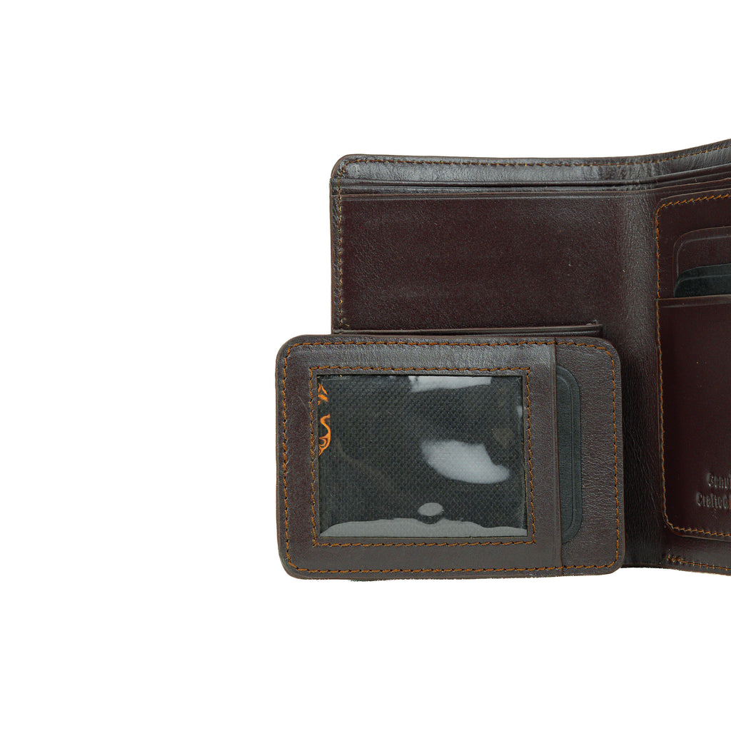 Sleeko Signature Dark Brown Wallet