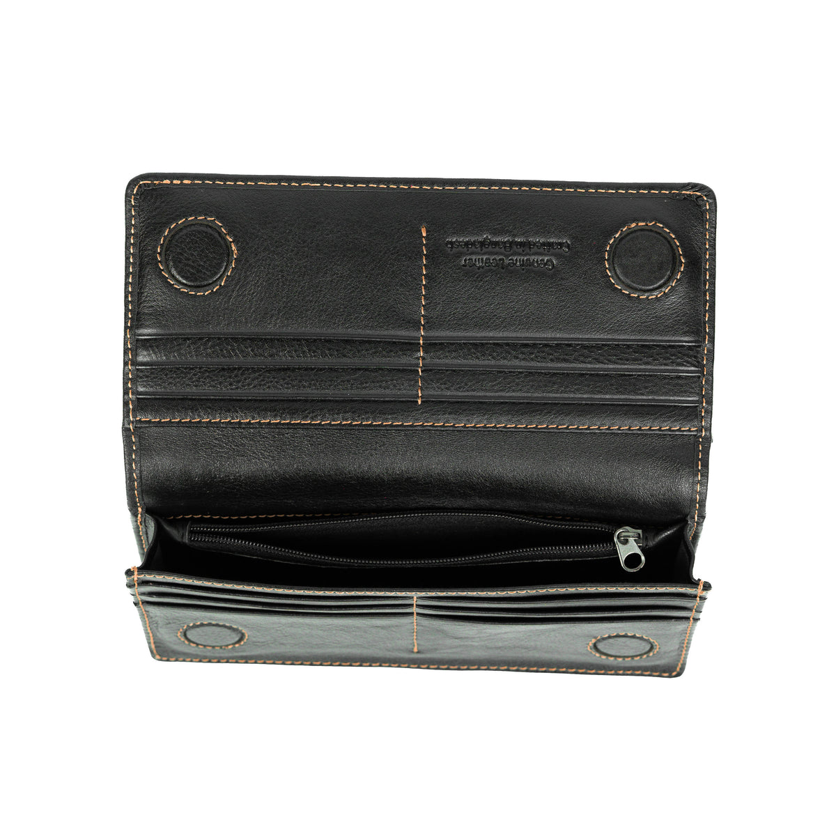 Sleeko Legacy Black Bi-Fold Wallet
