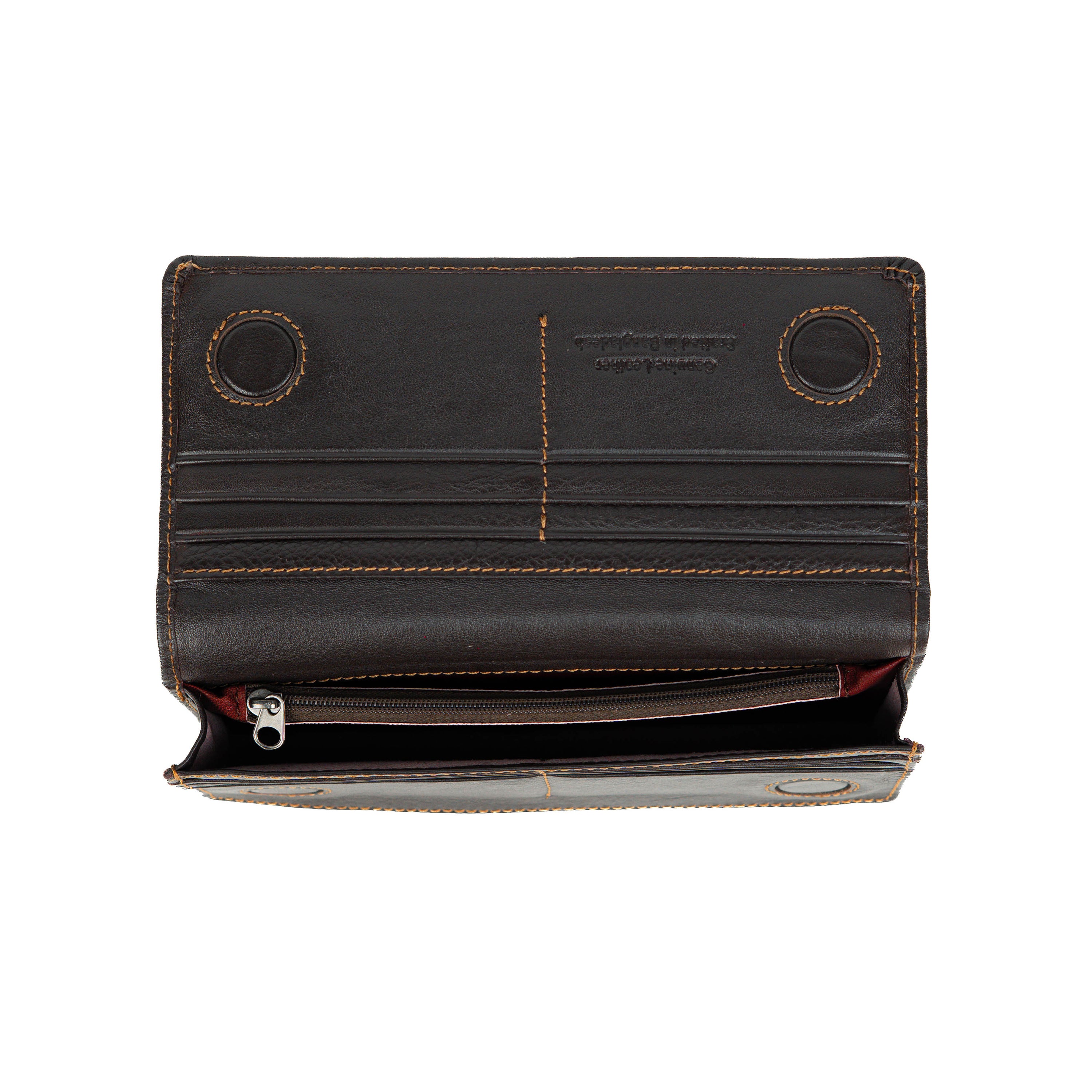 Sleeko Legacy Chocolate Bi-Fold Wallet