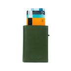 Sleeko Edge Olive Green Smart Wallet