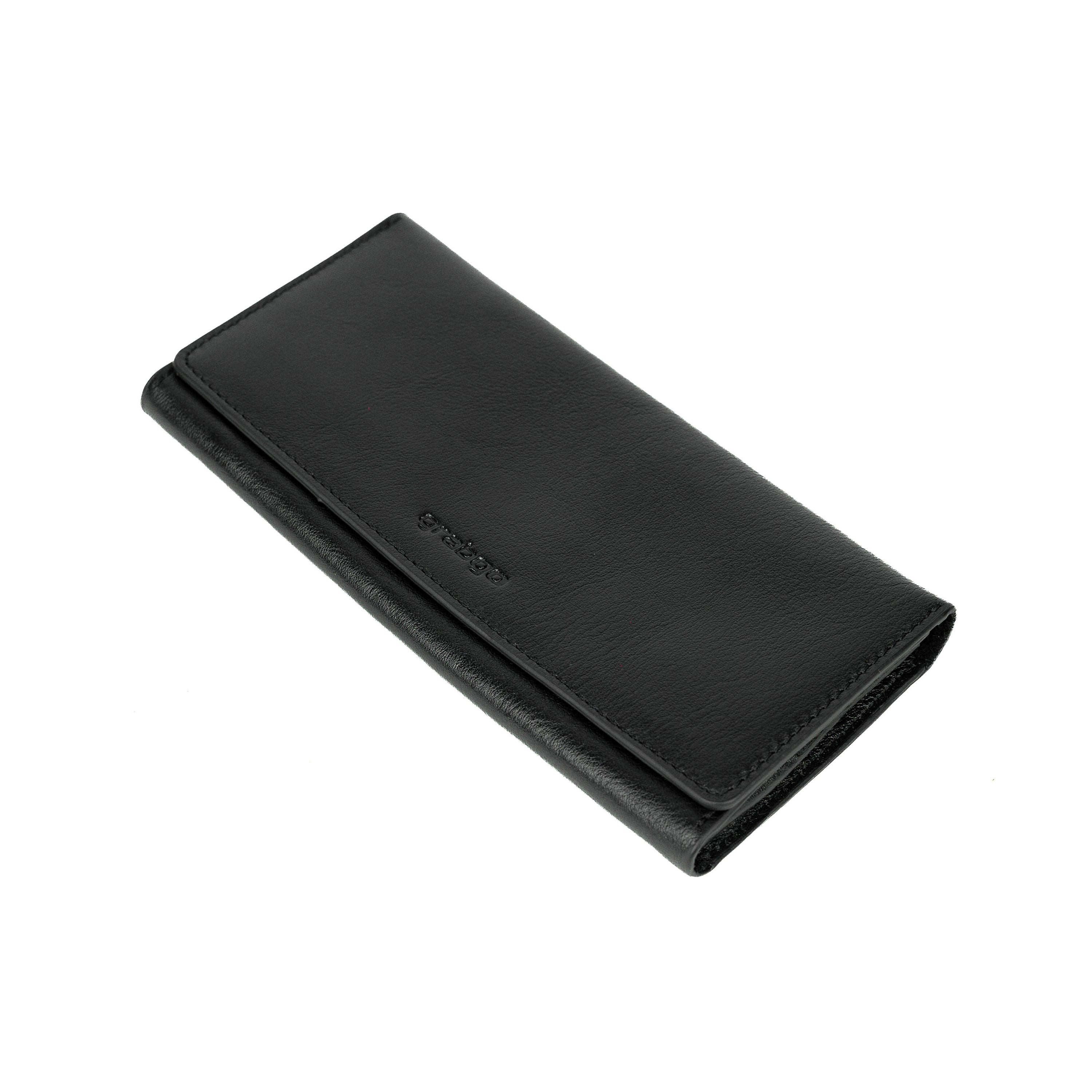 Sleeko Essential Black Bi-Fold Long Wallet