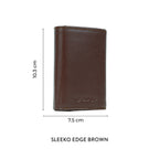 Sleeko Edge Brown  Smart Wallet