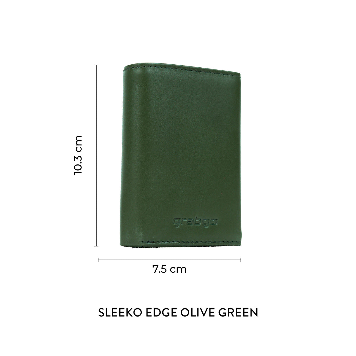 Sleeko Edge Olive Green Smart Wallet