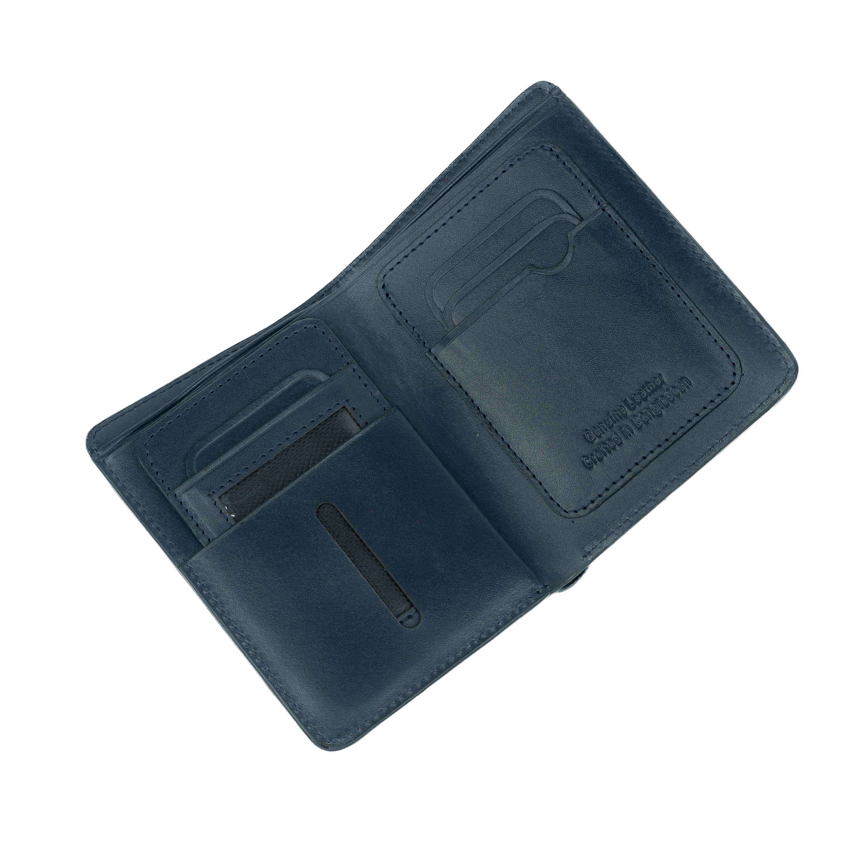 Sleeko Signature Navy Blue Wallet