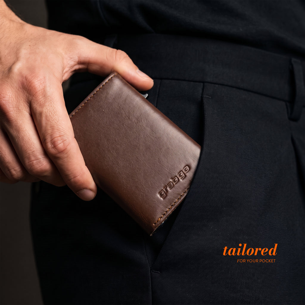 Sleeko Edge Brown  Smart Wallet