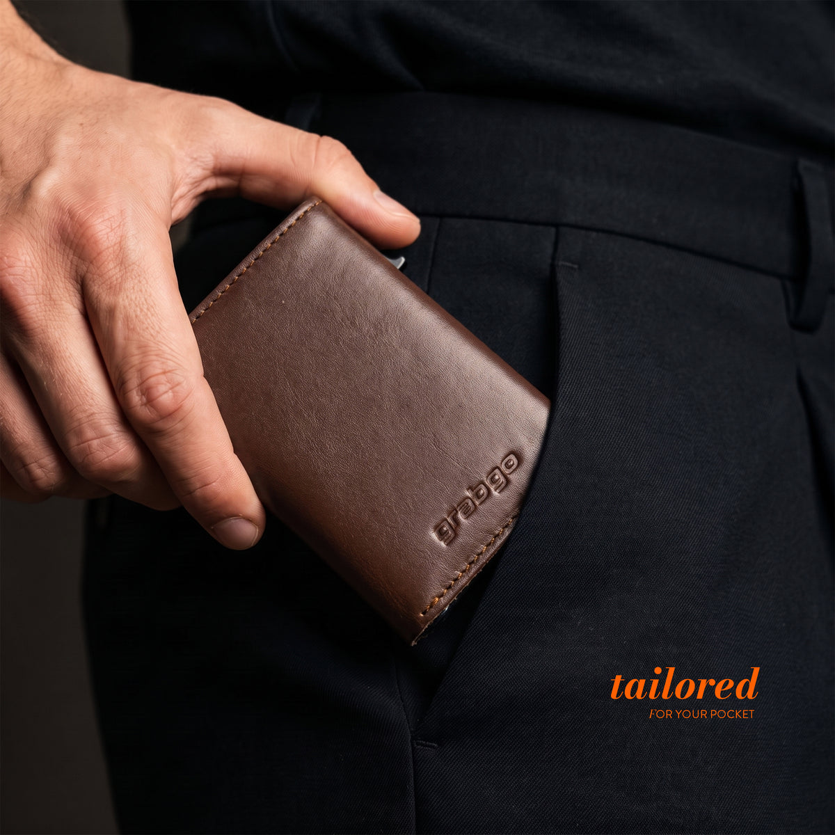 Sleeko Edge Brown  Smart Wallet