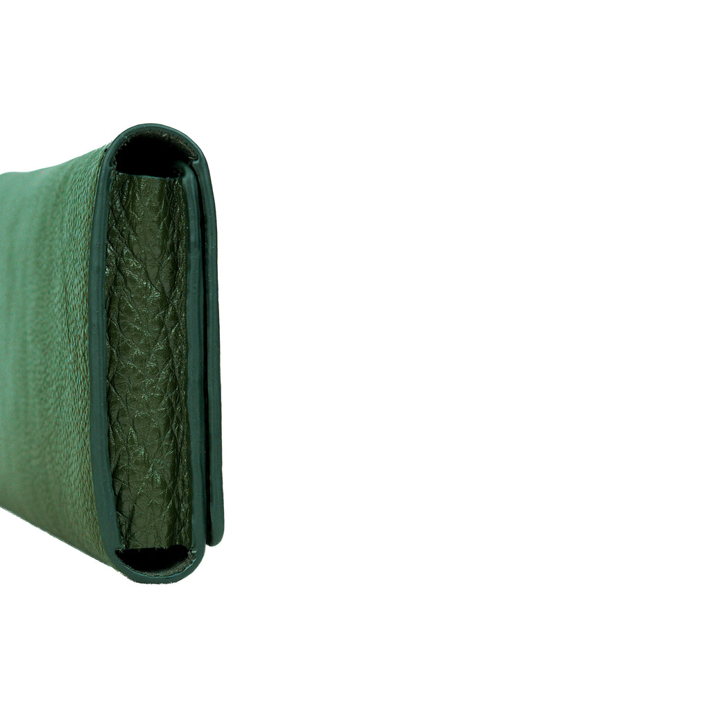 Sleeko Essential Olive Green Bi-Fold Long Wallet